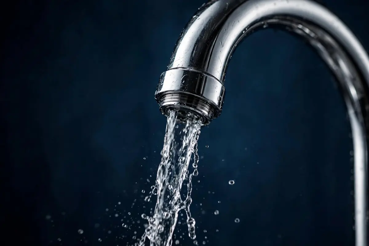Modern faucet in an Oakton kitchen